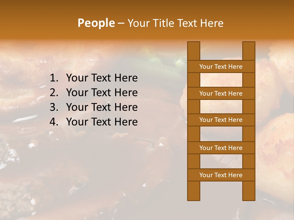 Sunday Roast Dinner With Beef And Yorkshire Pudding PowerPoint Template
