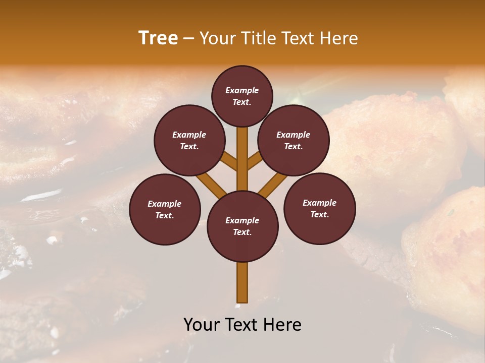 Sunday Roast Dinner With Beef And Yorkshire Pudding PowerPoint Template