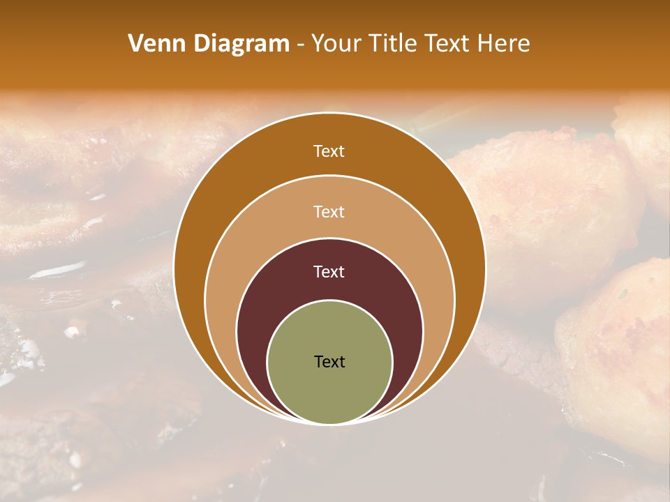 Sunday Roast Dinner With Beef And Yorkshire Pudding PowerPoint Template