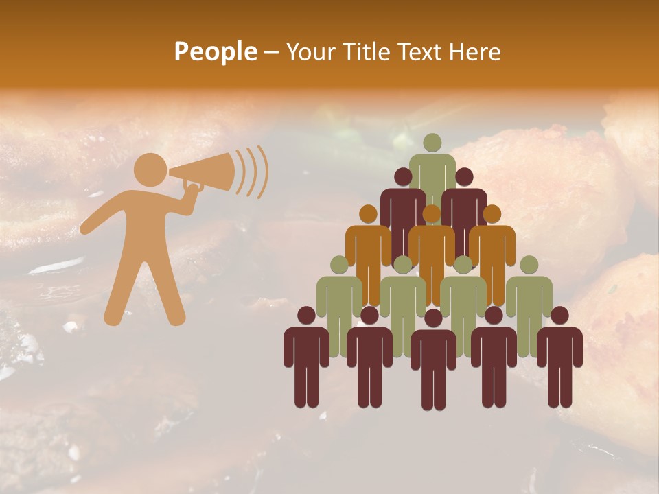 Sunday Roast Dinner With Beef And Yorkshire Pudding PowerPoint Template