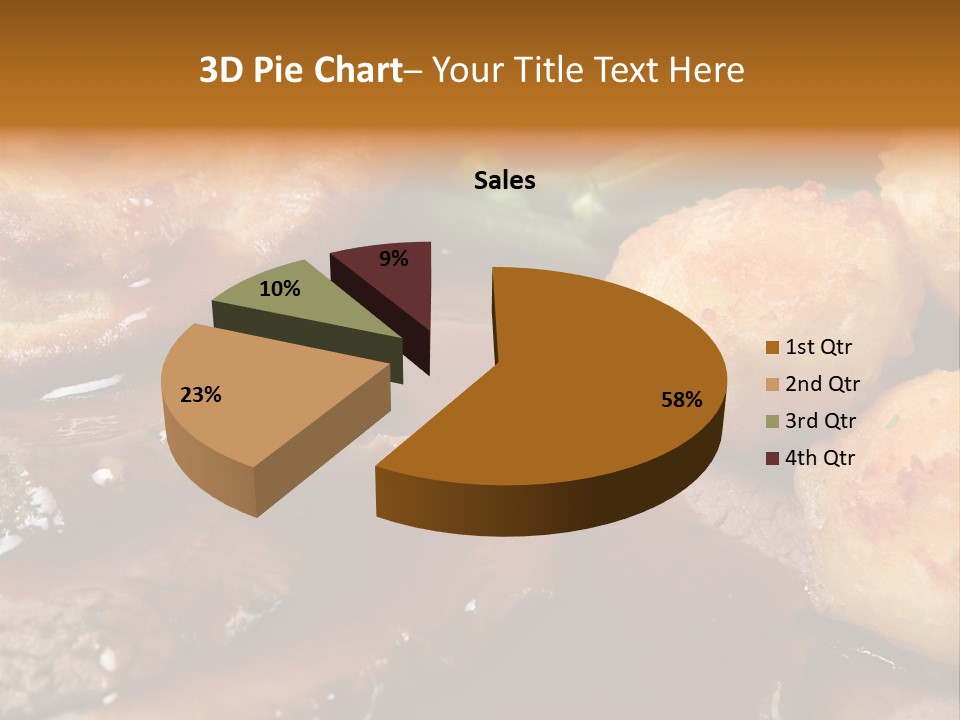 Sunday Roast Dinner With Beef And Yorkshire Pudding PowerPoint Template