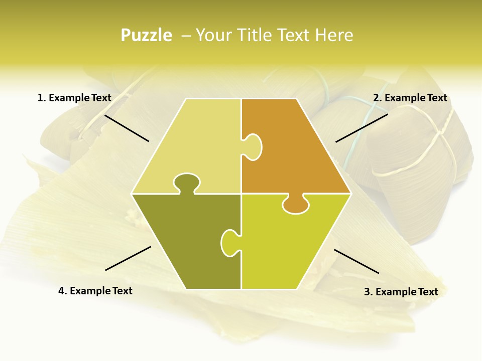 Pamonha - Corn Brazilian Food In The Corn Straw PowerPoint Template