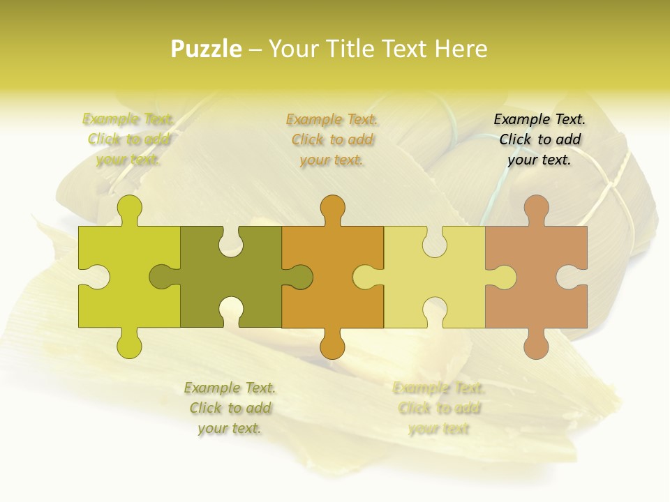 Pamonha - Corn Brazilian Food In The Corn Straw PowerPoint Template