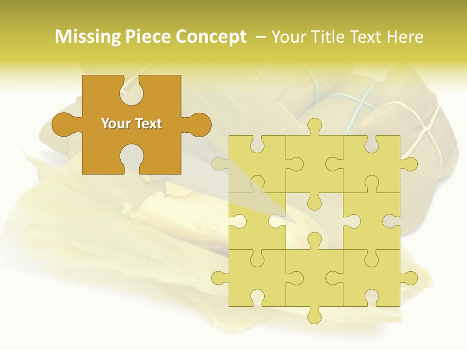 Pamonha - Corn Brazilian Food In The Corn Straw PowerPoint Template