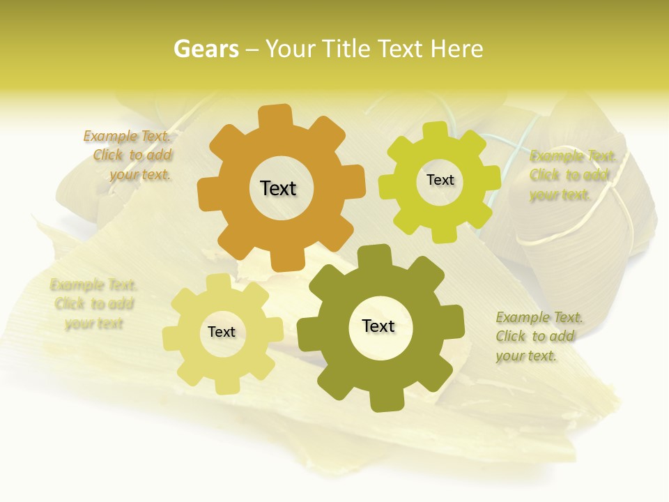 Pamonha - Corn Brazilian Food In The Corn Straw PowerPoint Template