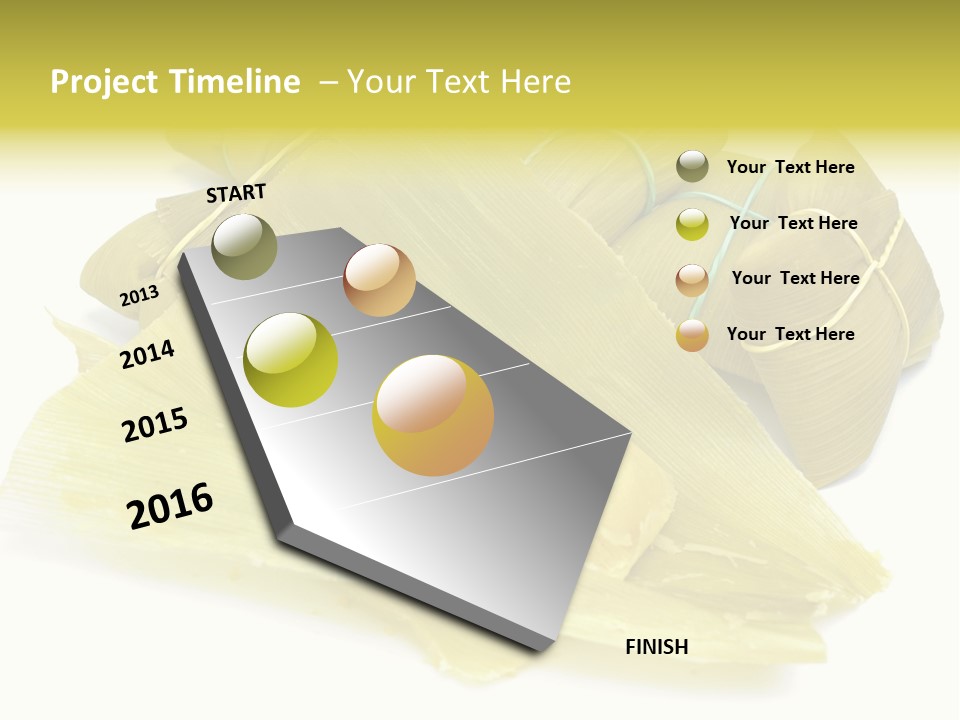 Pamonha - Corn Brazilian Food In The Corn Straw PowerPoint Template