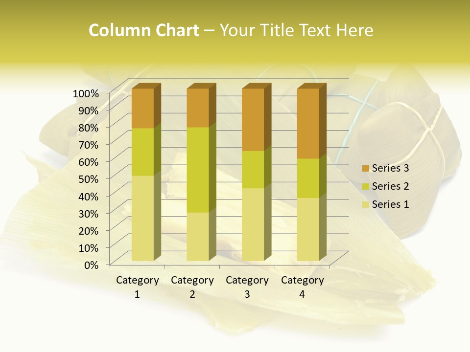 Pamonha - Corn Brazilian Food In The Corn Straw PowerPoint Template