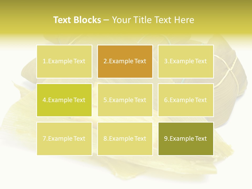 Pamonha - Corn Brazilian Food In The Corn Straw PowerPoint Template