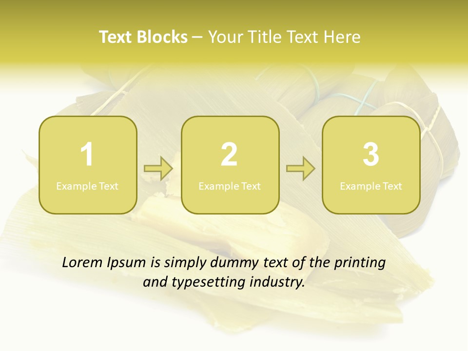 Pamonha - Corn Brazilian Food In The Corn Straw PowerPoint Template