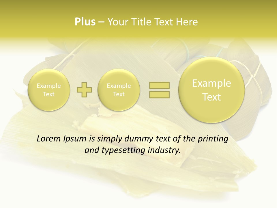 Pamonha - Corn Brazilian Food In The Corn Straw PowerPoint Template