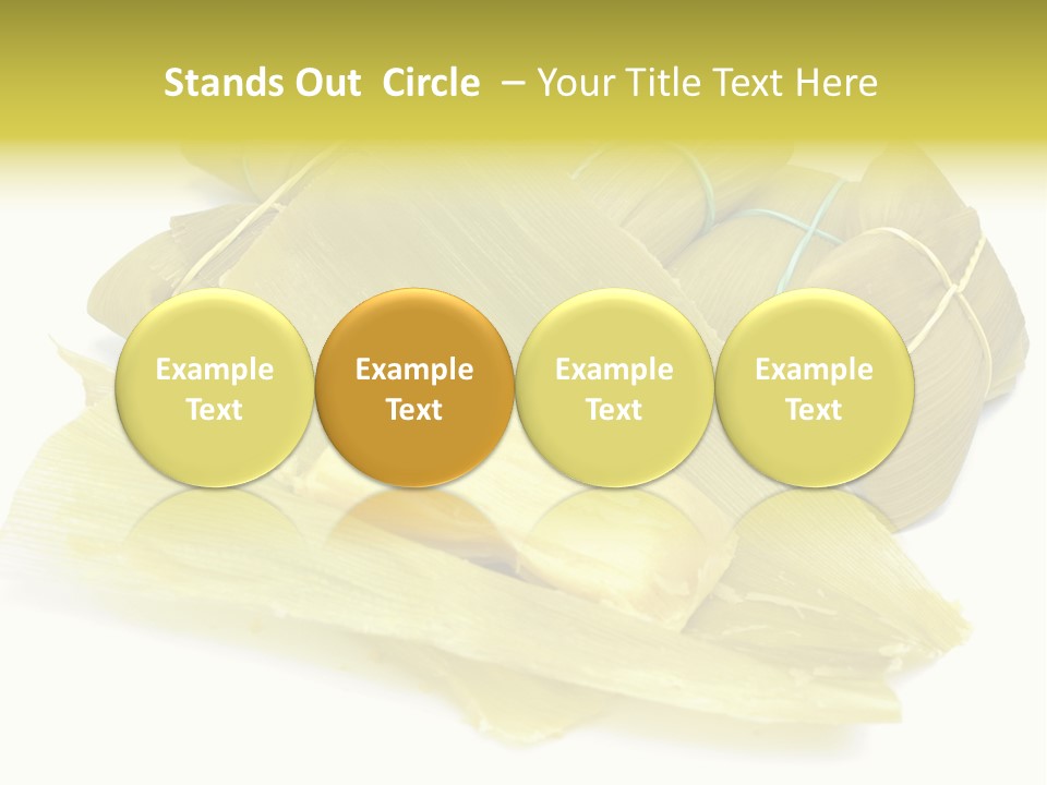 Pamonha - Corn Brazilian Food In The Corn Straw PowerPoint Template