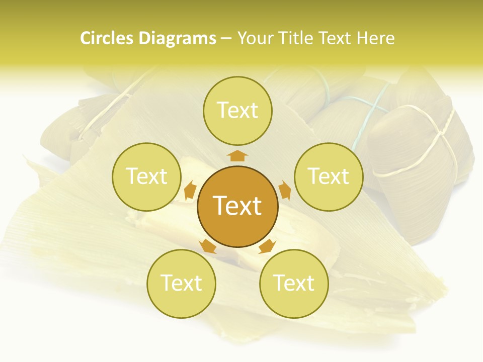 Pamonha - Corn Brazilian Food In The Corn Straw PowerPoint Template