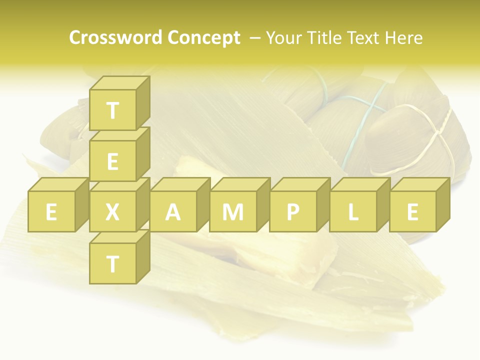 Pamonha - Corn Brazilian Food In The Corn Straw PowerPoint Template