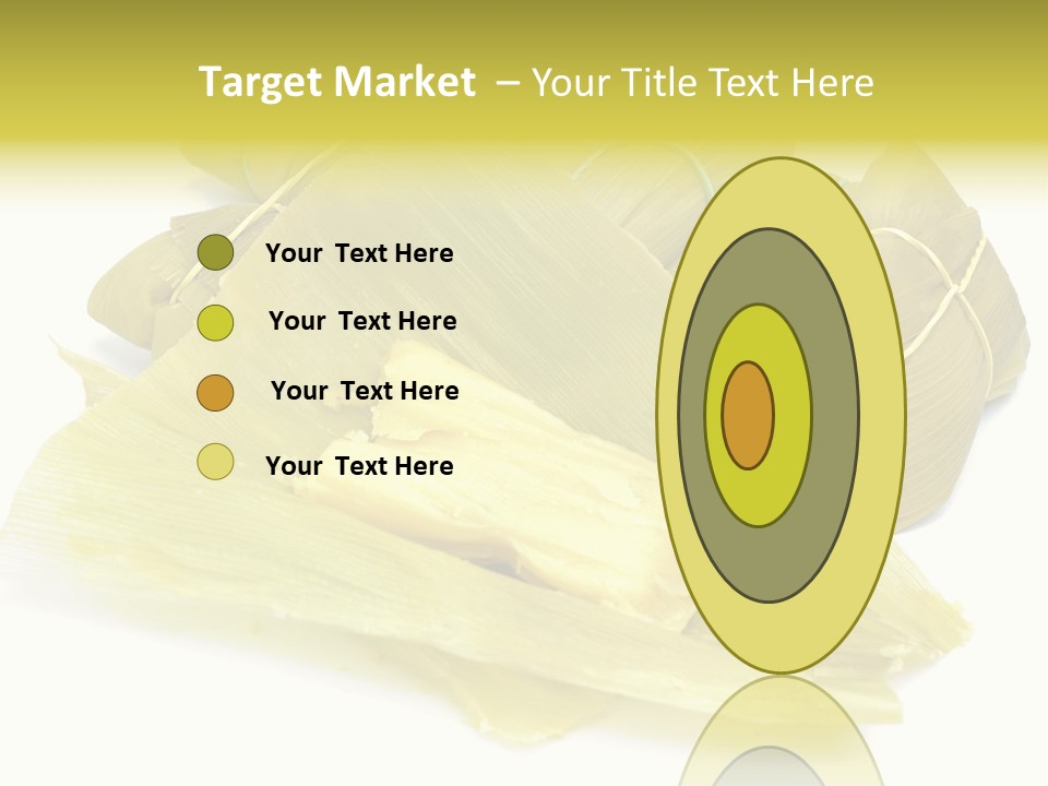 Pamonha - Corn Brazilian Food In The Corn Straw PowerPoint Template