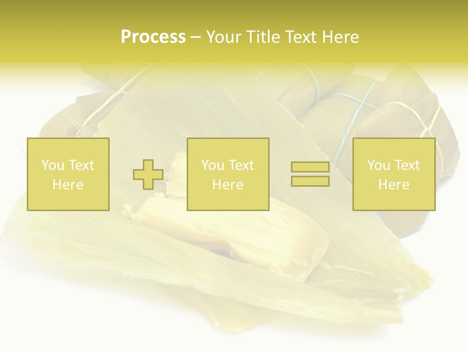 Pamonha - Corn Brazilian Food In The Corn Straw PowerPoint Template