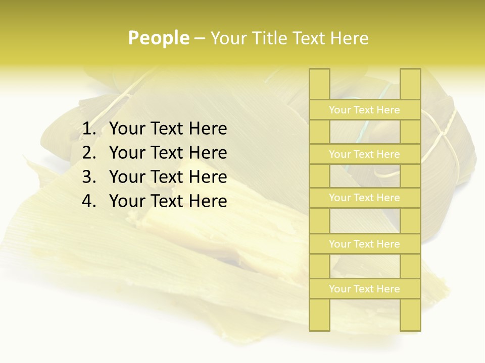 Pamonha - Corn Brazilian Food In The Corn Straw PowerPoint Template