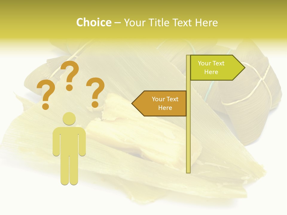 Pamonha - Corn Brazilian Food In The Corn Straw PowerPoint Template