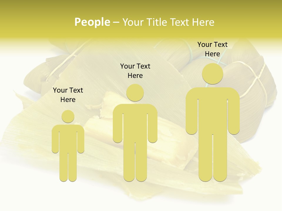 Pamonha - Corn Brazilian Food In The Corn Straw PowerPoint Template