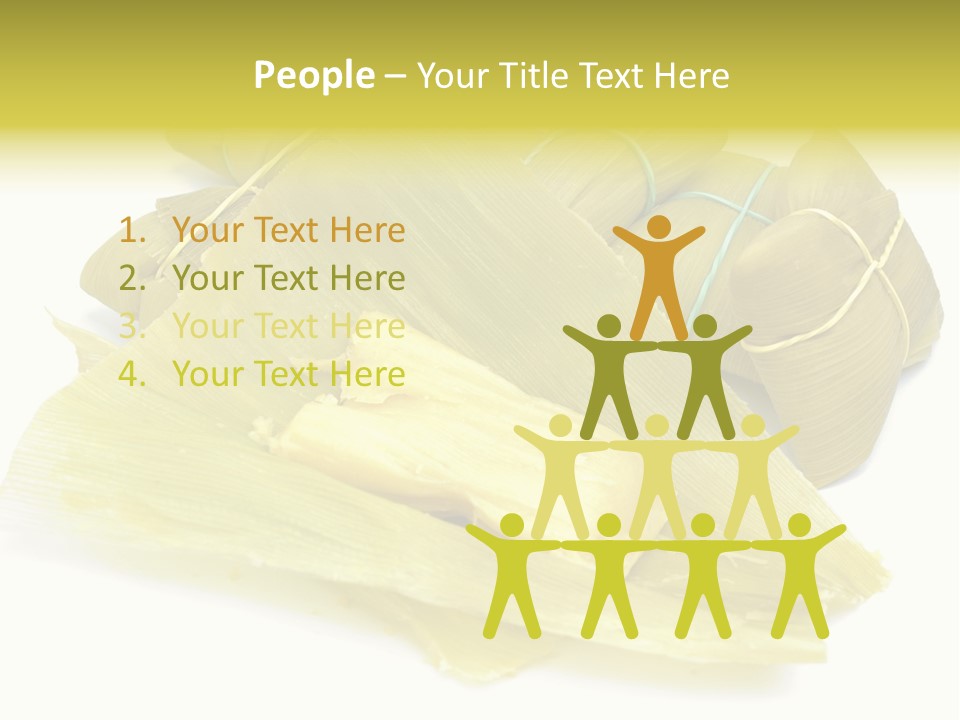 Pamonha - Corn Brazilian Food In The Corn Straw PowerPoint Template