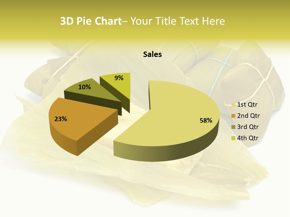 Pamonha - Corn Brazilian Food In The Corn Straw PowerPoint Template