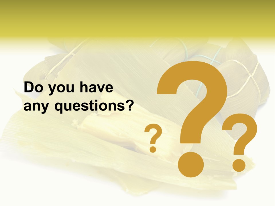 Pamonha - Corn Brazilian Food In The Corn Straw PowerPoint Template