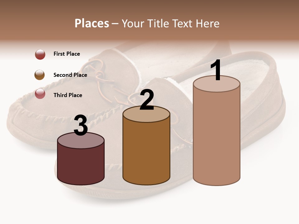 Moccasins On White PowerPoint Template