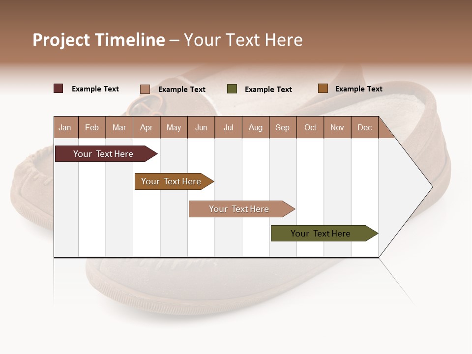 Moccasins On White PowerPoint Template