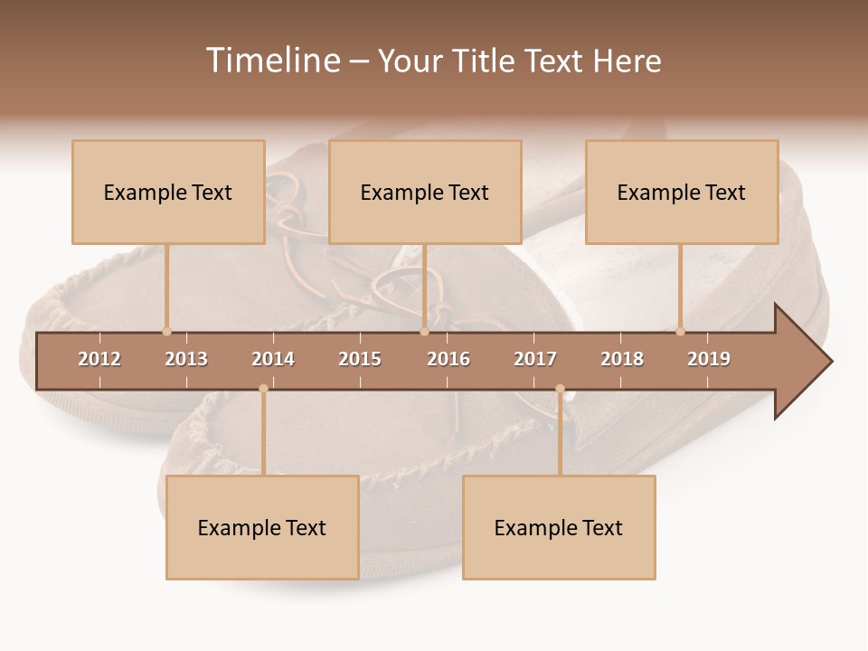 Moccasins On White PowerPoint Template