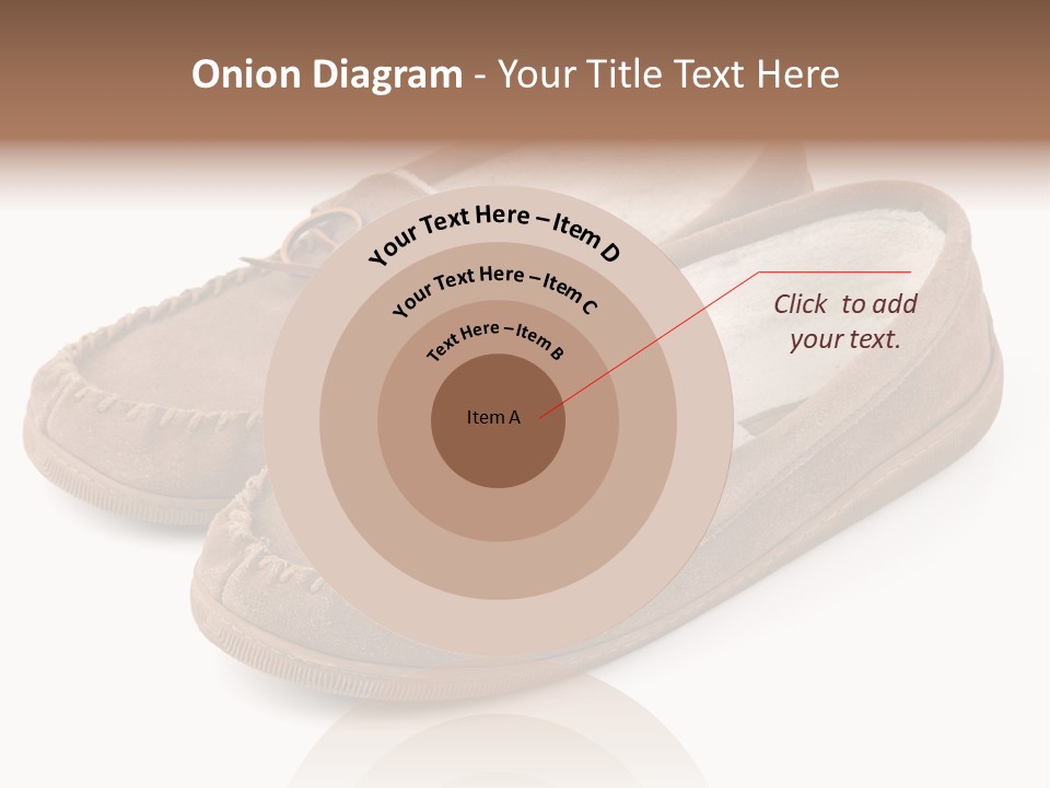 Moccasins On White PowerPoint Template