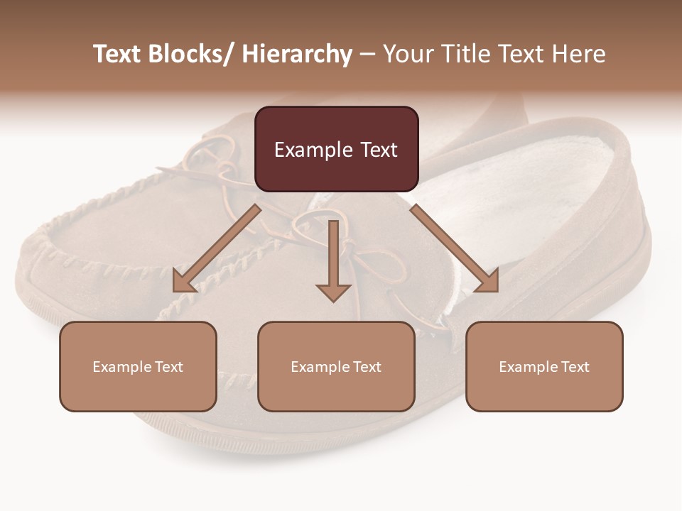 Moccasins On White PowerPoint Template