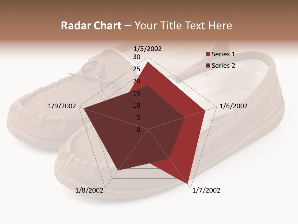 Moccasins On White PowerPoint Template