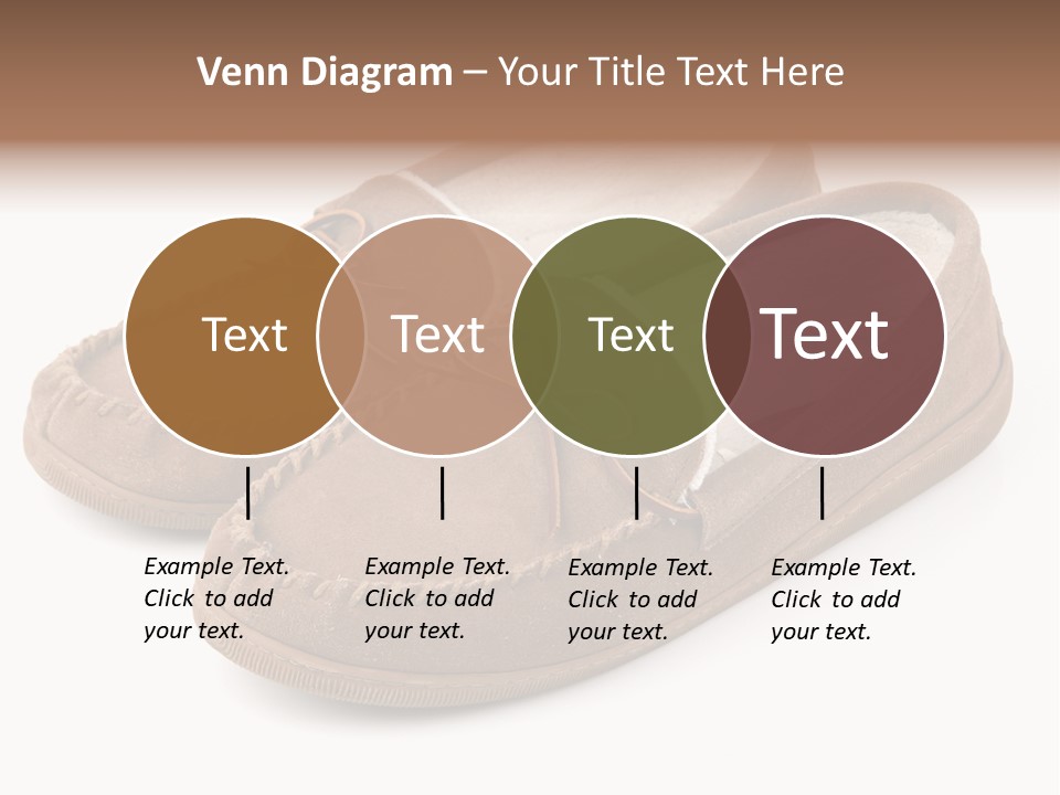 Moccasins On White PowerPoint Template