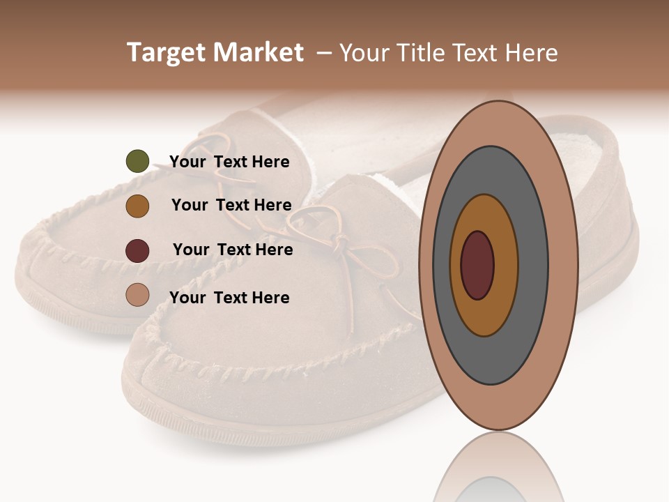 Moccasins On White PowerPoint Template