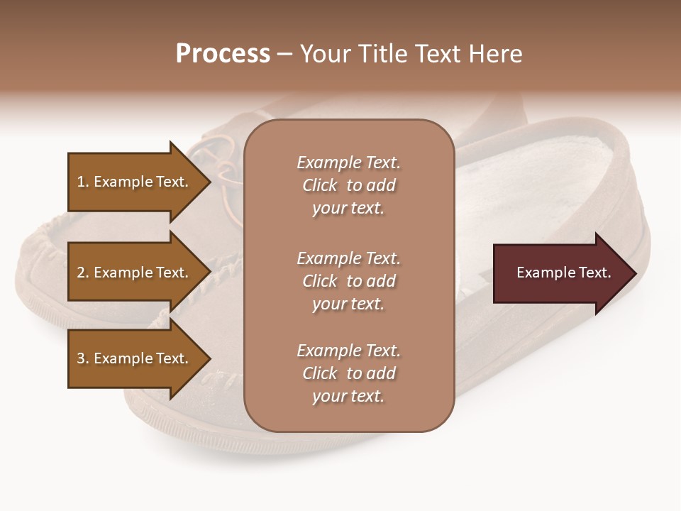 Moccasins On White PowerPoint Template