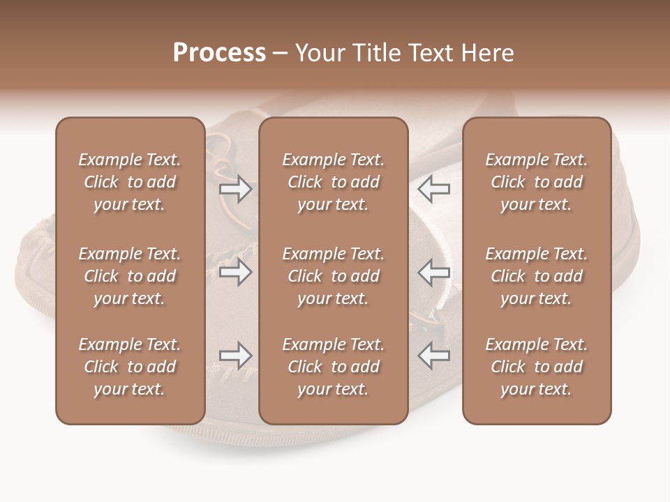 Moccasins On White PowerPoint Template