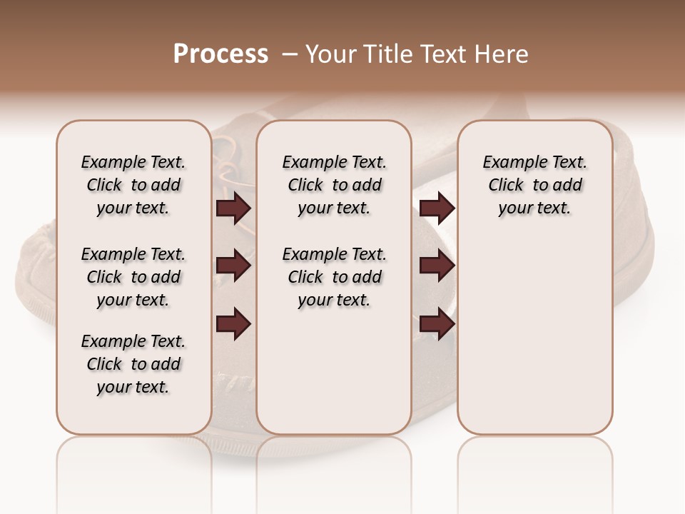Moccasins On White PowerPoint Template