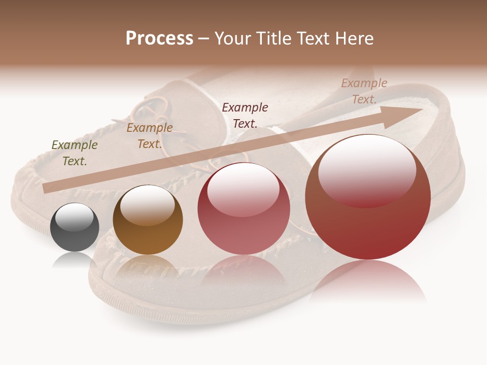 Moccasins On White PowerPoint Template