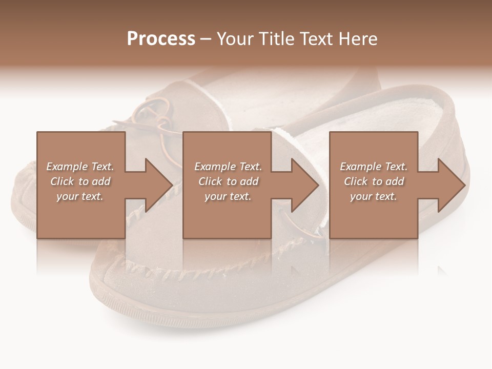 Moccasins On White PowerPoint Template