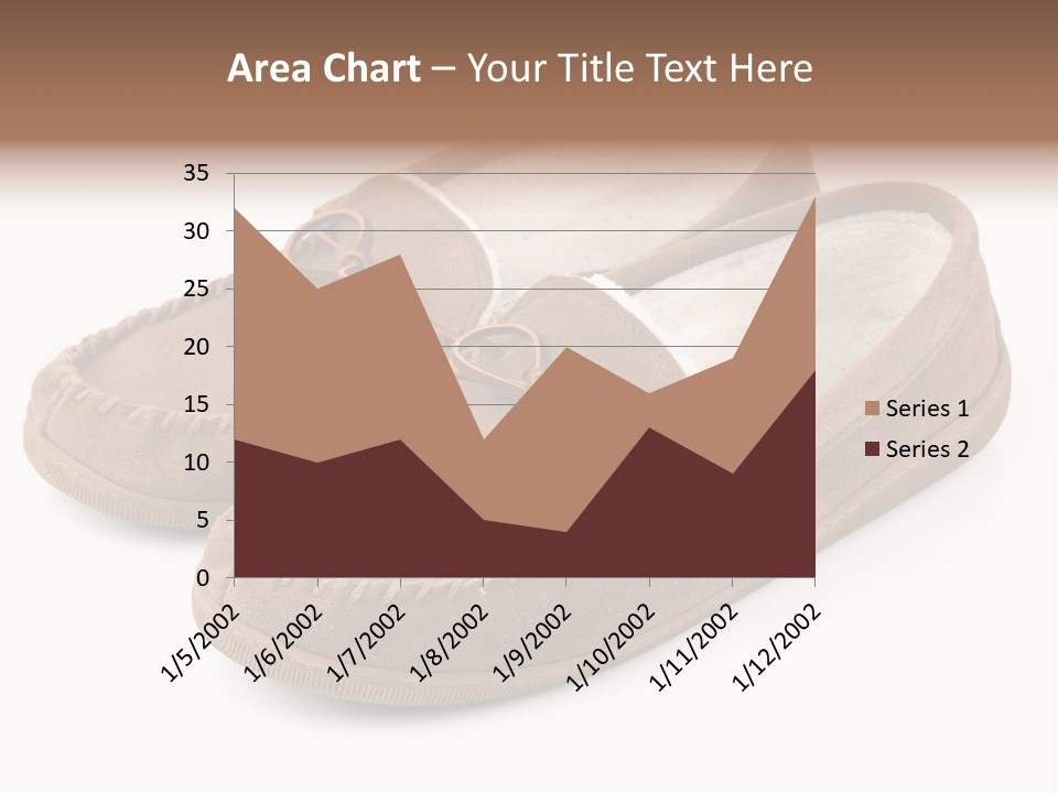 Moccasins On White PowerPoint Template