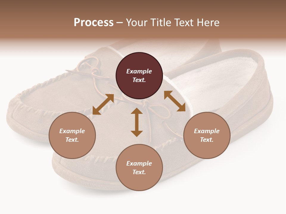 Moccasins On White PowerPoint Template