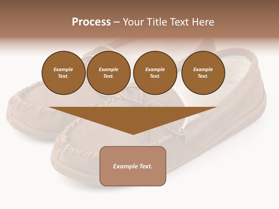 Moccasins On White PowerPoint Template