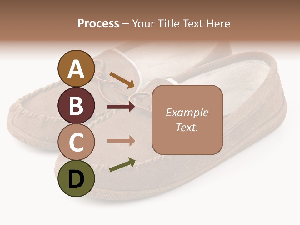 Moccasins On White PowerPoint Template