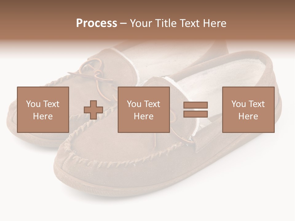 Moccasins On White PowerPoint Template