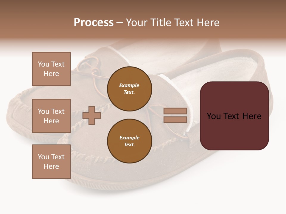 Moccasins On White PowerPoint Template