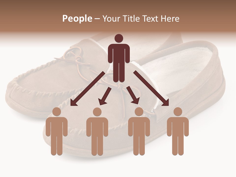 Moccasins On White PowerPoint Template