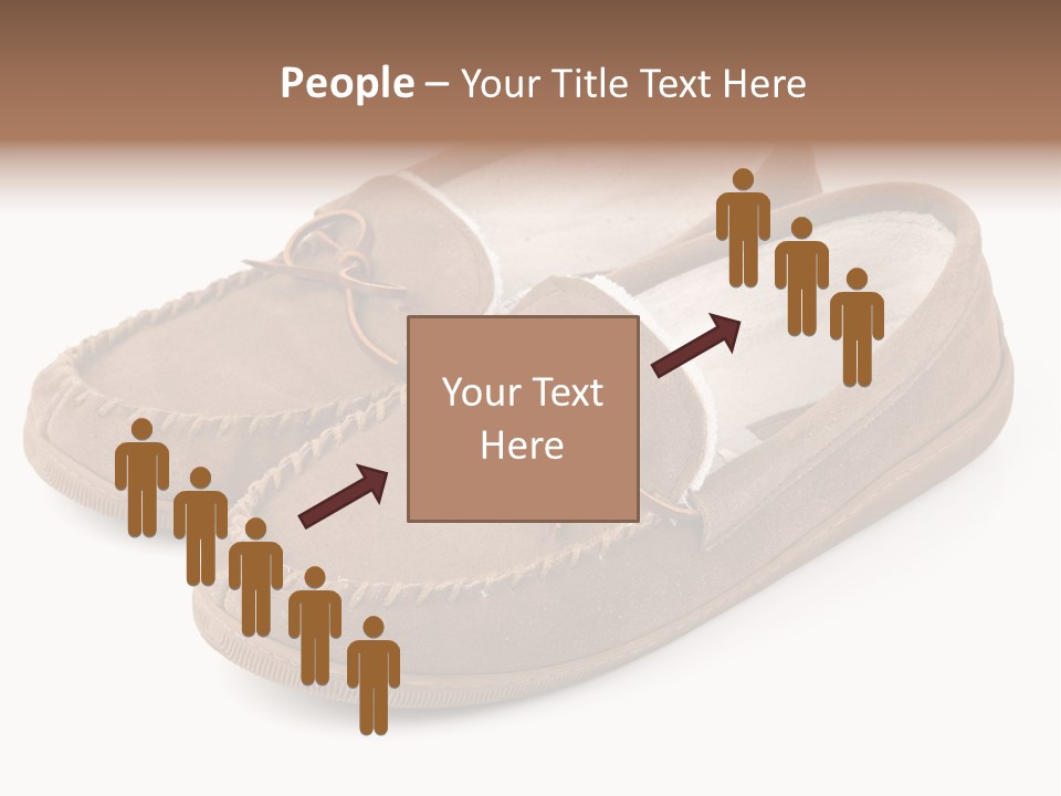 Moccasins On White PowerPoint Template