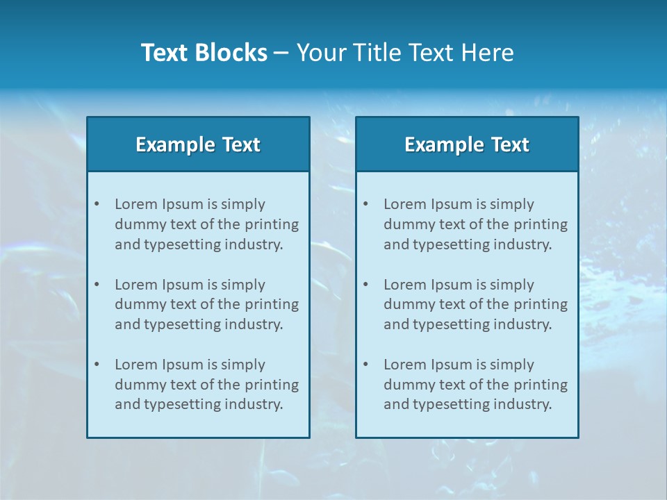 Aquarium PowerPoint Template