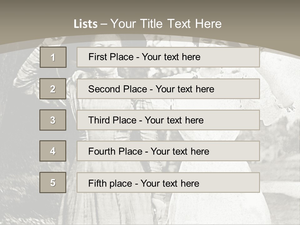 Vintage Photo Of Two Women Friends In Park PowerPoint Template