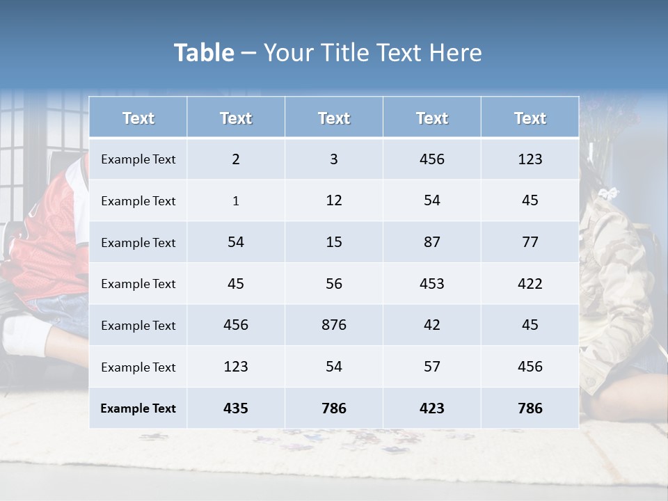 Father And Children Playing With A Jigsaw Puzzle PowerPoint Template