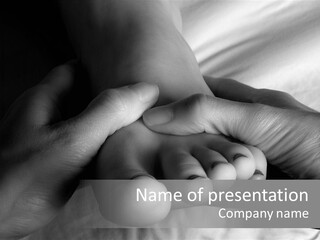 Foot Massage At Spa Salon PowerPoint Template